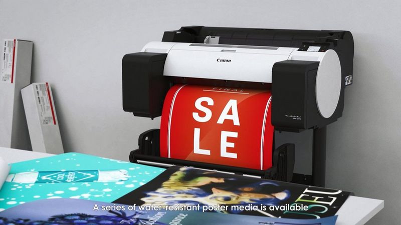 Leave your printer printing overnight, when you choose the Canon TM-205 or TM-305