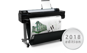 Looking for a versatile and networked wide format printer? Consider the HP DesignJet T520