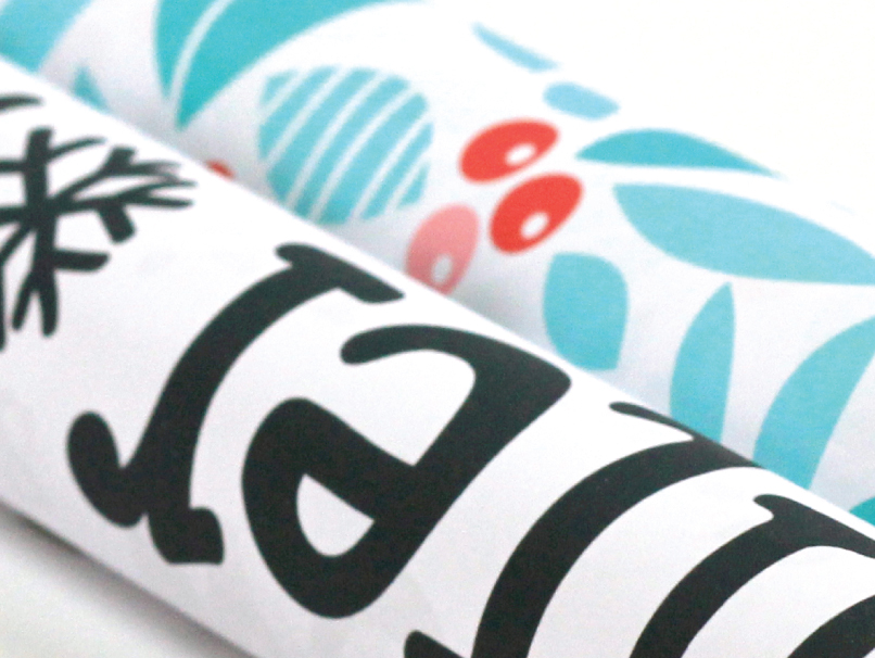 We provide the perfect media for use as customised wrapping paper